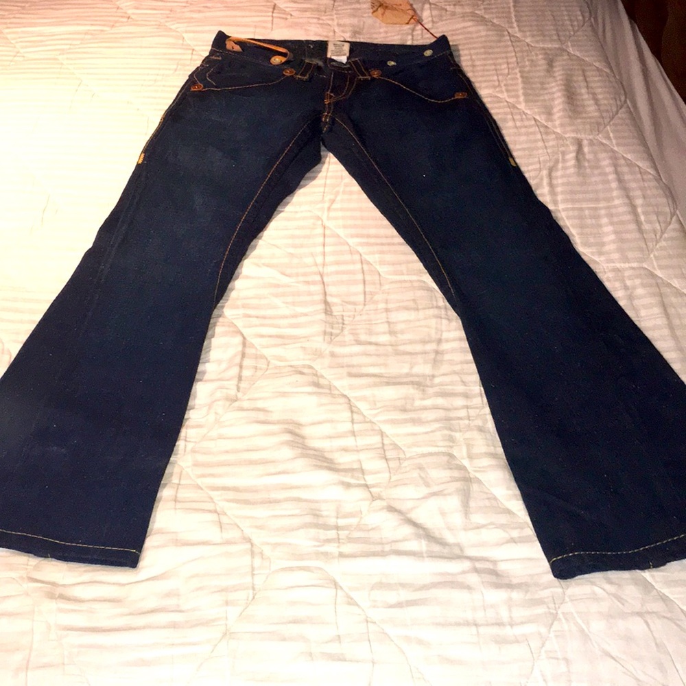 Size 28 True Religion Bootcut Jeans NWT - Picture 3 of 9
